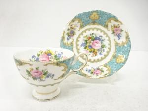 ROYAL ALBERT　ロイヤルアルバート　レディーアスコット　ティーカップ＆ソーサー　洋食器